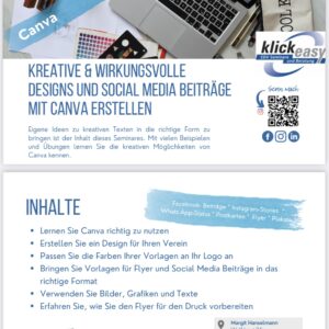 Flyer und Beiträge mit Canva gestalten