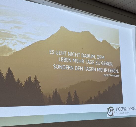 Hospizlandschaft in Schwäbisch Hall und Deutschland