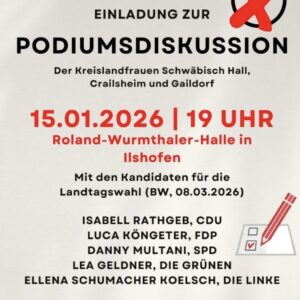 Podiumsdiskussion zur Landtagswahl